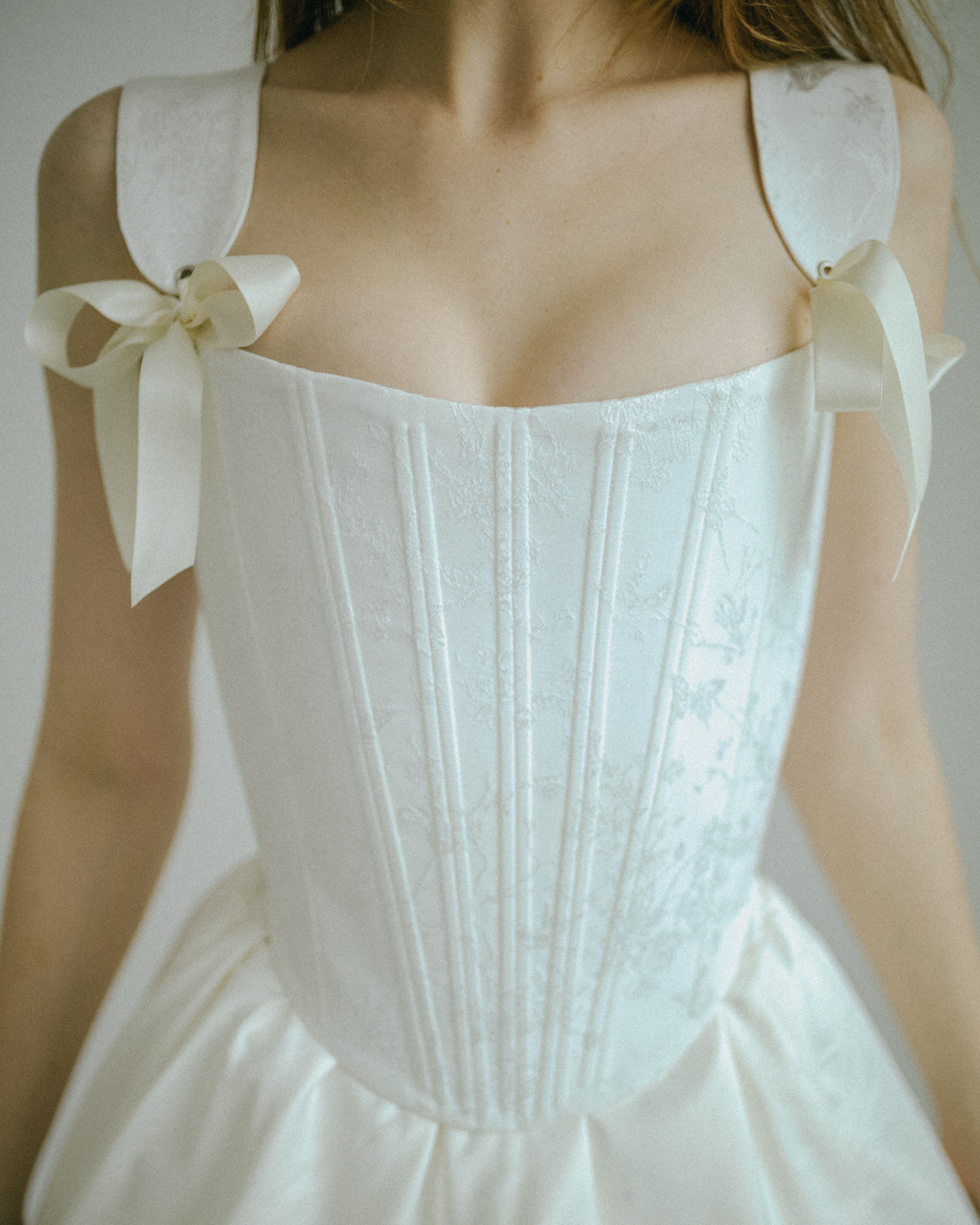 Корсет «Бабочки» молочный