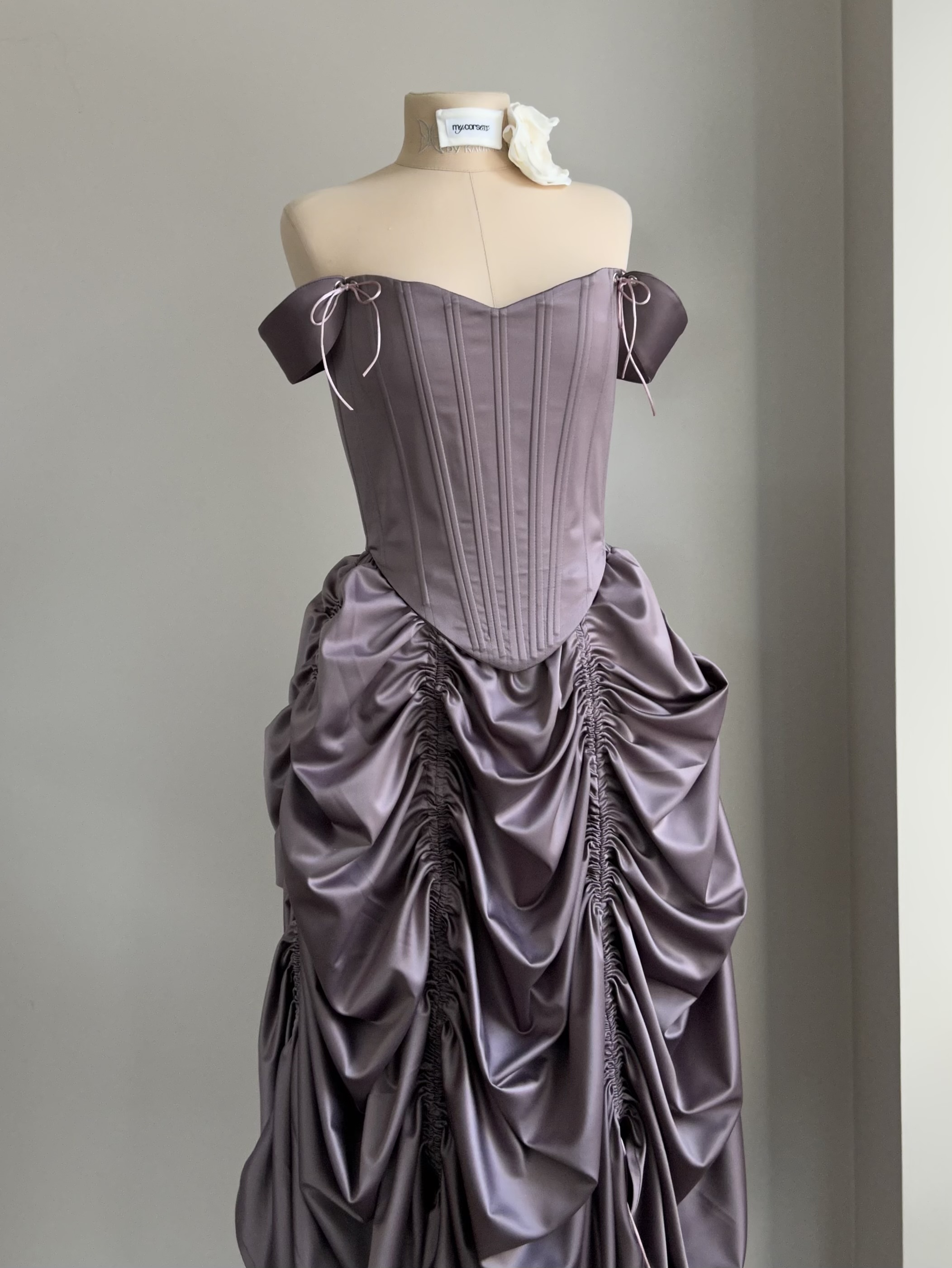 Корсет «Лотос» сиреневый 