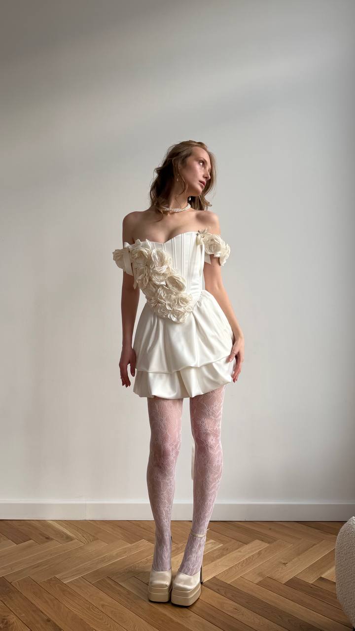 Корсет "Элизабет" сливочный 