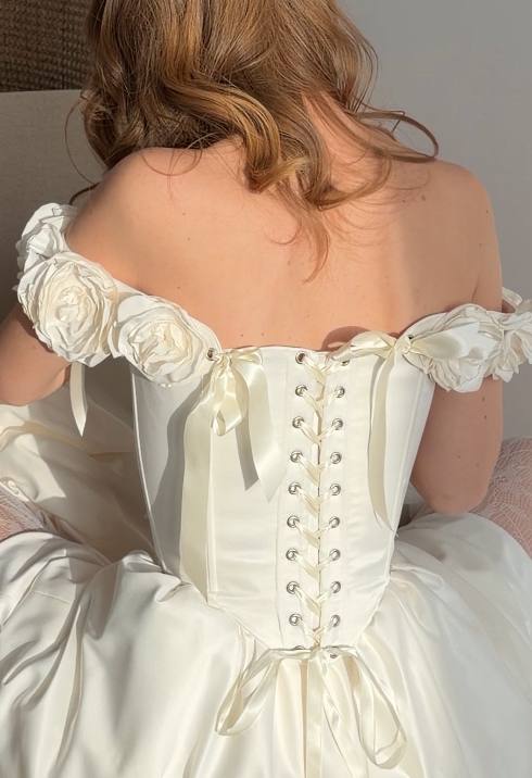 Корсет "Элизабет" сливочный 