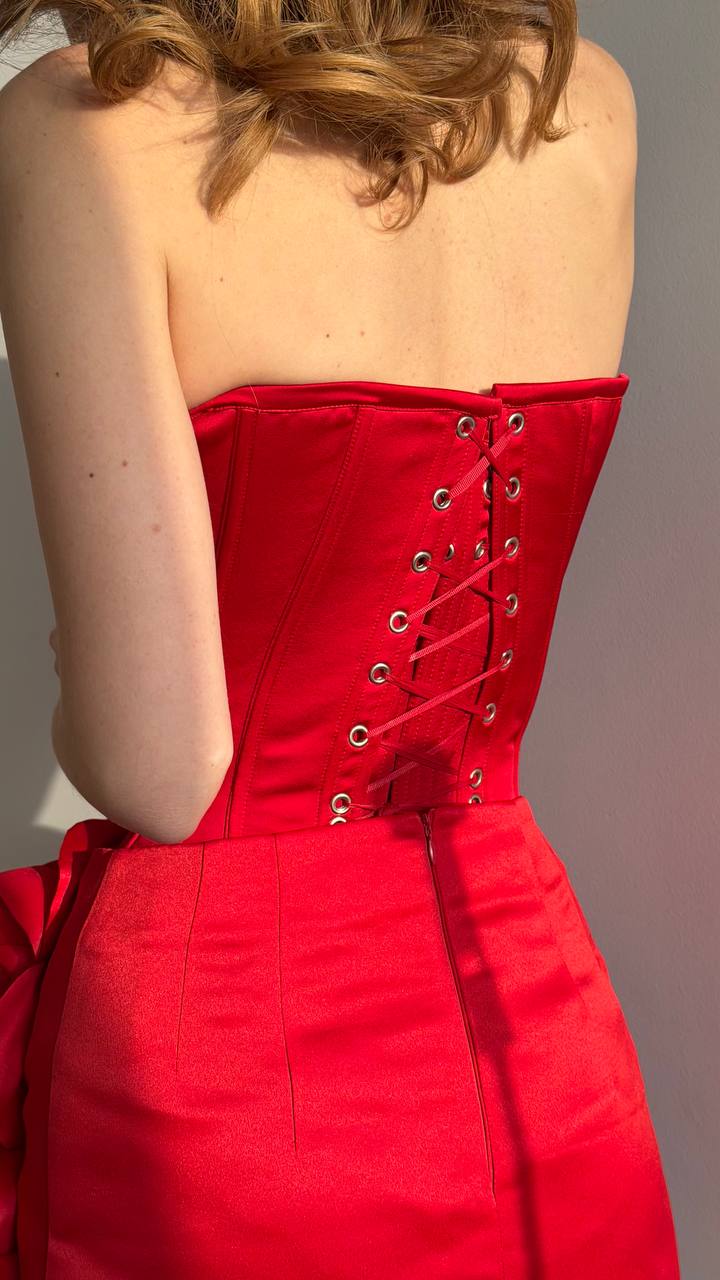 Корсет "Робин" красный