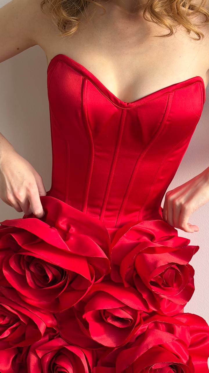 Корсет "Робин" красный