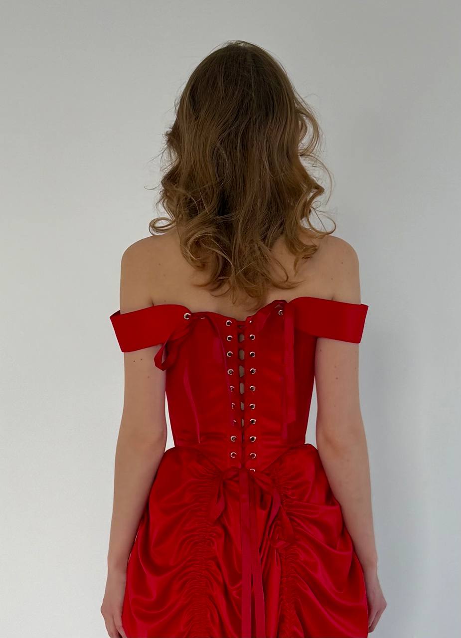 Корсет «Simple» красный