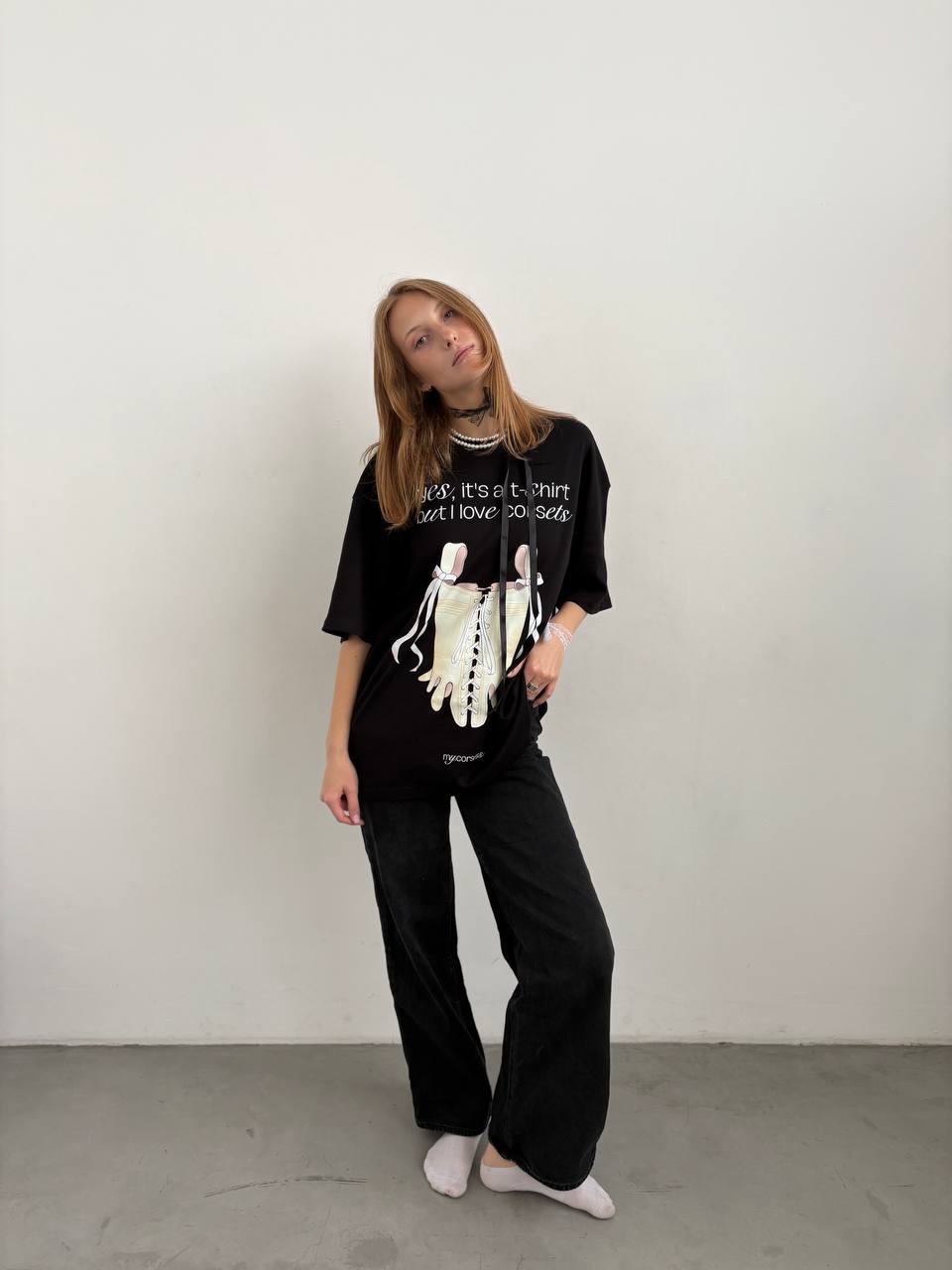 Футболка "Yellow corset"