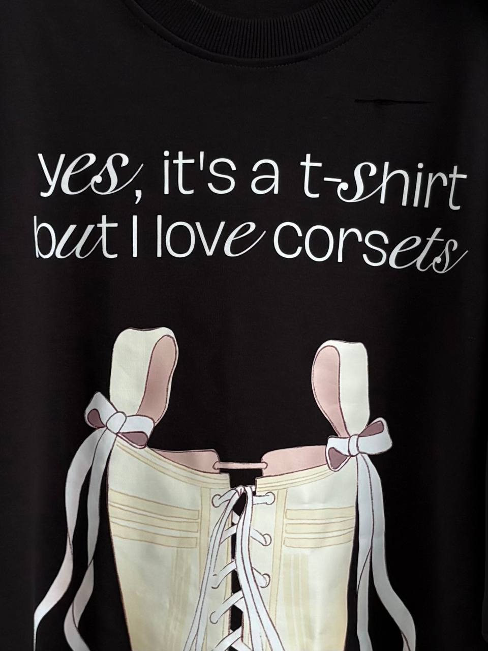 Футболка "Yellow corset"